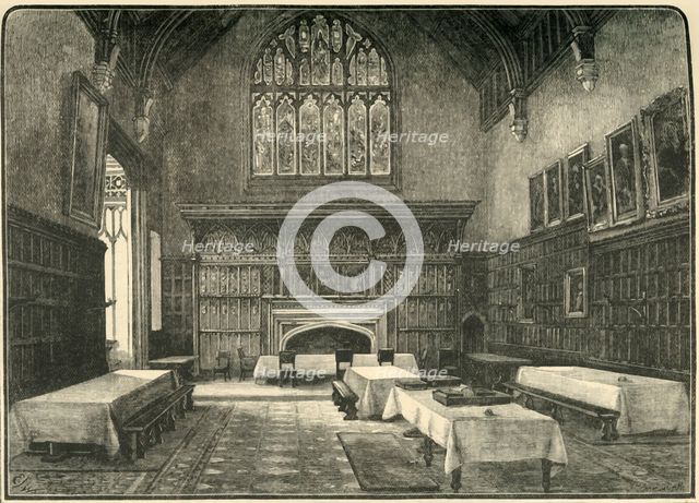 'The Dining-Hall', 1898. Creator: Unknown.