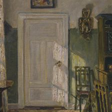 The Dining Room, 1919. Creator: Justus Lundegard