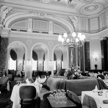 The dining room of the Charing Cross Hotel, London, 1960-1972. Artist: John Gay