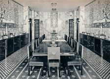 The Dining Room of the Stoclet Palace, Brussels, Belgium, c1914