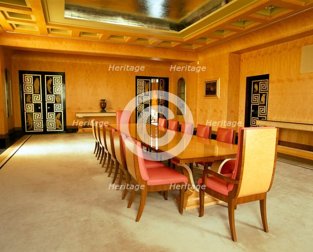 The dining room, Eltham Palace, Greenwich, London, c2000s(?). Artist: Unknown.