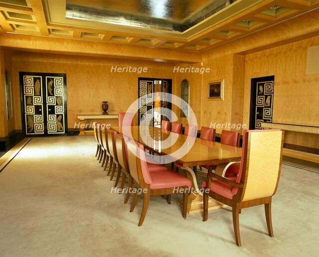 The dining room, Eltham Palace, Greenwich, London, c2000s(?). Artist: Unknown.