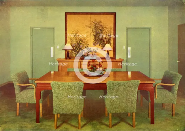 'The Dining-Room - Paul T. Frankl, Beverly Hills, California', 1941 Creator: Unknown.