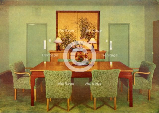 'The Dining-Room - Paul T. Frankl, Beverly Hills, California', 1941 Creator: Unknown.