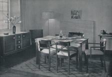 The Dining Room - Walnut and sycamore furniture 1942