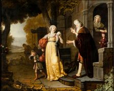 The dismissal of Hagar 1639-1676. Creator: Jan Victors