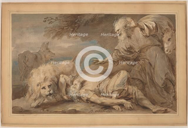 The Disobedient Prophet, 1793. Creator: Benjamin West.