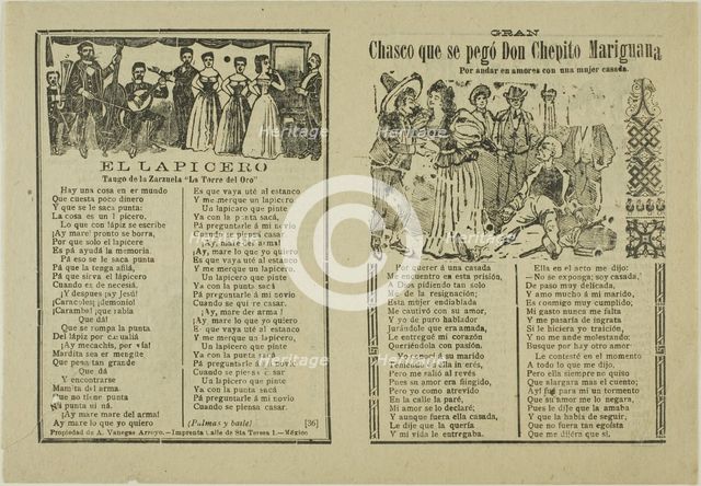 The Disappointment Suffered by Don Chepito, n.d. Creator: José Guadalupe Posada.