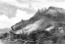 The Disaster on the Great Indian Peninsula Railway: scene of the accident, 1869. Creator: Unknown