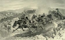 The Disaster at Koornspruit: Driverless Teams Stampeding 1901. Creator: John Charlton