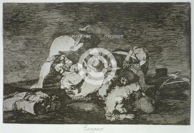 The Disasters of War, a series of etchings by Francisco de Goya (1746-1828), plate 10 (printed 36…