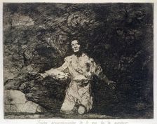 The Disasters of War, a series of etchings by Francisco de Goya (1746-1828), plate 1: Tristes pr…