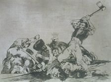 The Disasters of War, a series of etchings by Francisco de Goya (1746-1828), plate 3: Lo mismo …
