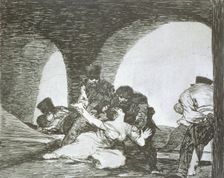 The Disasters of War, a series of etchings by Francisco de Goya (1746-1828), plate 13: Amarga pr…