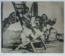 The Disasters of War, a series of etchings by Francisco de Goya (1746-1828), plate 14: Duro es e…