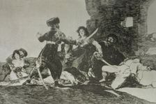 The Disasters of War, a series of etchings by Francisco de Goya (1746-1828), plate 19: Ya no hay…