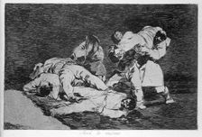 The Disasters of War, a series of etchings by Francisco de Goya (1746-1828), plate 21: Será lo m…
