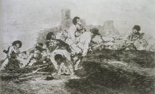 The Disasters of War, a series of etchings by Francisco de Goya (1746-1828), plate 24: Aún podrá…