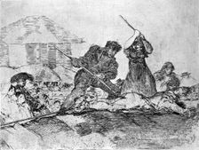 The Disasters of War, a series of etchings by Francisco de Goya (1746-1828), plate 28: Populacho…