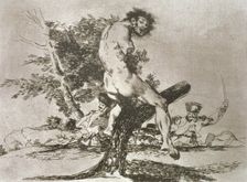 The Disasters of War, a series of etchings by Francisco de Goya (1746-1828), plate 37: Esto es p…