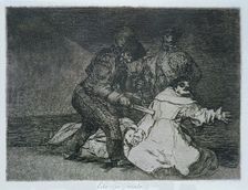 The Disasters of War, a series of etchings by Francisco de Goya (1746-1828), plate 46: Esto es m…