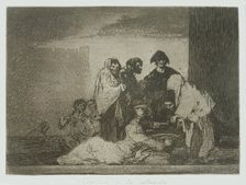 The Disasters of War, a series of etchings by Francisco de Goya (1746-1828), plate 51: Gracias a…