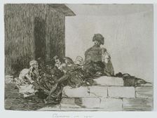 The Disasters of War, a series of etchings by Francisco de Goya (1746-1828), plate 54: Clamores …