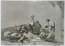 The Disasters of War, a series of etchings by Francisco de Goya (1746-1828), plate 58: No hay qu…