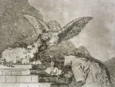 The Disasters of War, a series of etchings by Francisco de Goya (1746-1828), plate 73: Gatesca p…