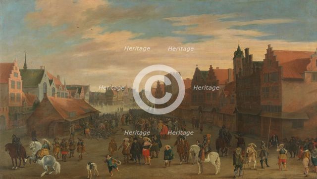 The Disbanding of the 'Waardgelders' (Mercenaries in the Pay of the Town Government) by..., 1627. Creator: Pauwels van Hillegaert I.