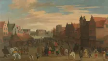 The Disbanding of the Waardgelders (Mercenaries in the Pay of the Town Government) by..., 1627. Creator: Pauwels van Hillegaert I
