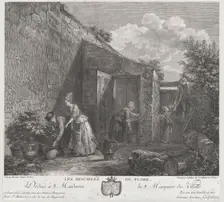 The Disciples of Flora, 1778. Creator: François Godefroy