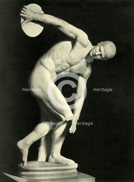 The Discobolus of Myron, 1908. Creator: Unknown.