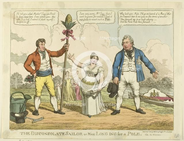The Disconsolate Sailor, 1811. Creator: Charles Williams.
