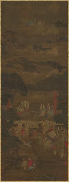 The Discourse of Vimalakirti and Manjusri, 16th-17th century. Creator: Unknown