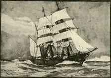 The "Discovery" Under Full Sail 1901. Creator: Unknown