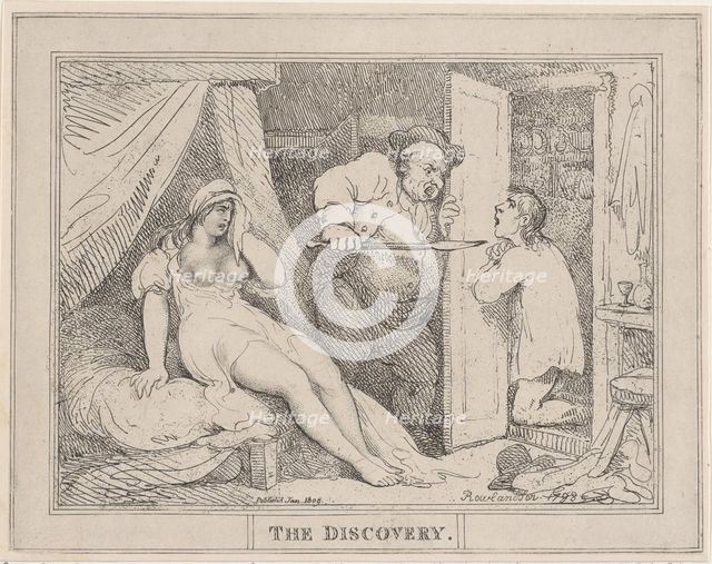 The Discovery, January 1809., January 1809. Creator: Thomas Rowlandson.