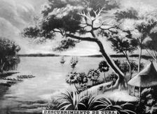 The Discovery of Cuba, (15th century), 1920s