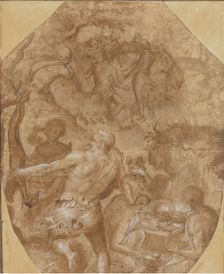 The Discovery of Glass, ca. 1570-72. Creator: Giovanni Maria Butteri