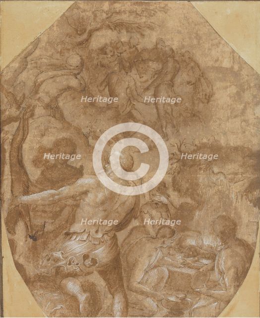 The Discovery of Glass, ca. 1570-72. Creator: Giovanni Maria Butteri.