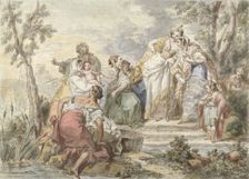 The discovery of Moses, 1744-1781. Creator: Jean Baptiste Le Prince