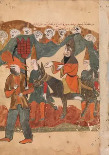 The Discredited Ascetic Being Paraded Through the Town on a Donkey..., 18th century. Creator: Unknown