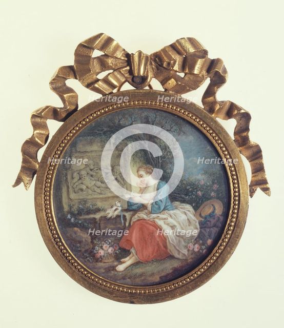The discreet messenger, c1780. Creator: Ecole Francaise.