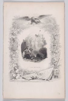 The Diseased, from The Songs of Béranger, 1829. Creators: Melchior Péronard, Louis Marckl