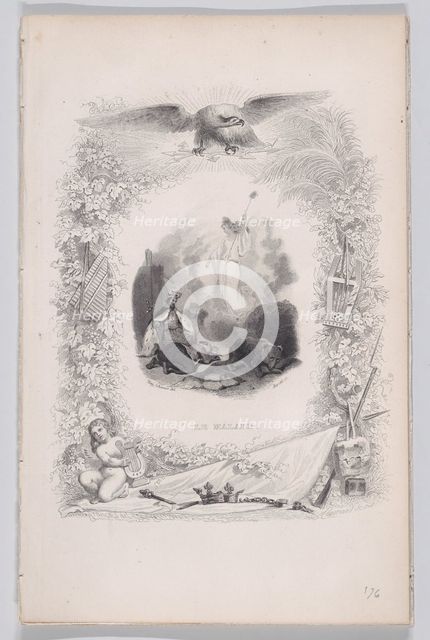 The Diseased, from The Songs of Béranger, 1829. Creators: Melchior Péronard, Louis Marckl.