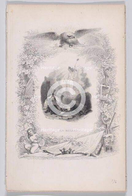 The Diseased, from The Songs of Béranger, 1829. Creators: Melchior Péronard, Louis Marckl.