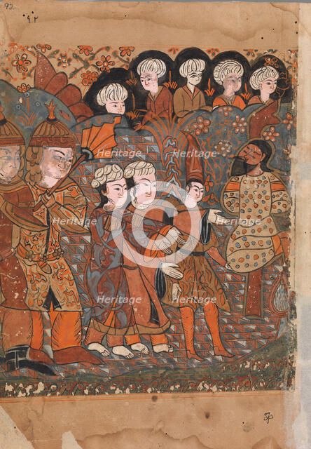 The Dishonest Goldsmith is Hanged, Folio from a Kalila wa Dimna, 18th century. Creator: Unknown.