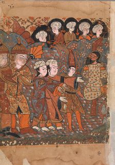 The Dishonest Goldsmith is Hanged, Folio from a Kalila wa Dimna, 18th century. Creator: Unknown