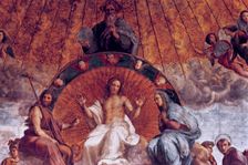 The Disputation on the Holy Sacrament , (detail), 1508-1509. Artist: Raphael