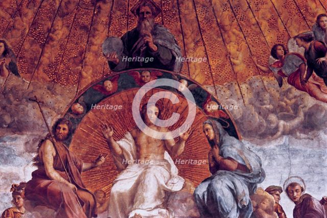 'The Disputation on the Holy Sacrament ', (detail), 1508-1509. Artist: Raphael
